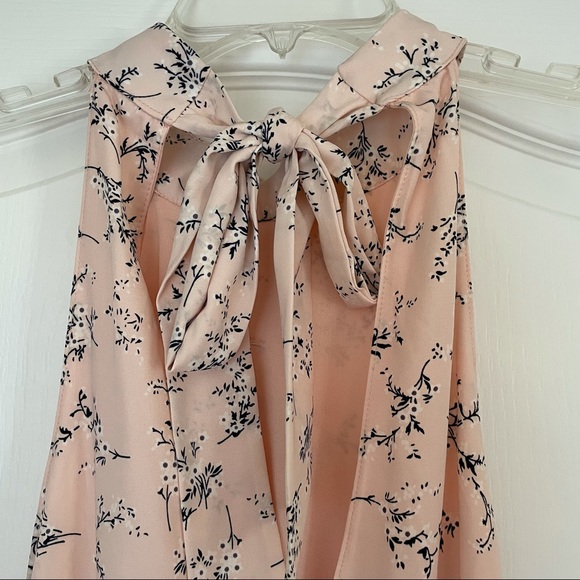 Lulu’s Blush Floral Swing Dress - Picture 7 of 9